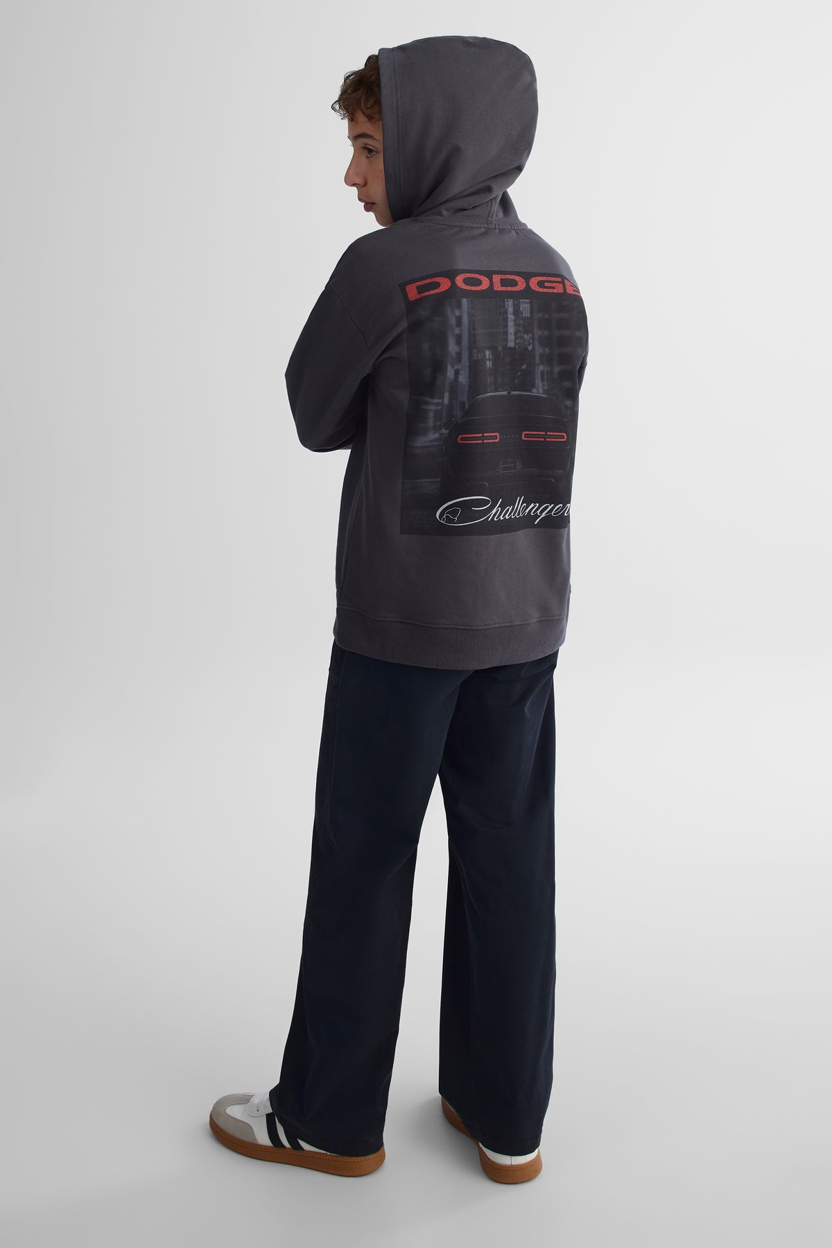 Chandail ouaté Dodge - Ado garçon && GRIS