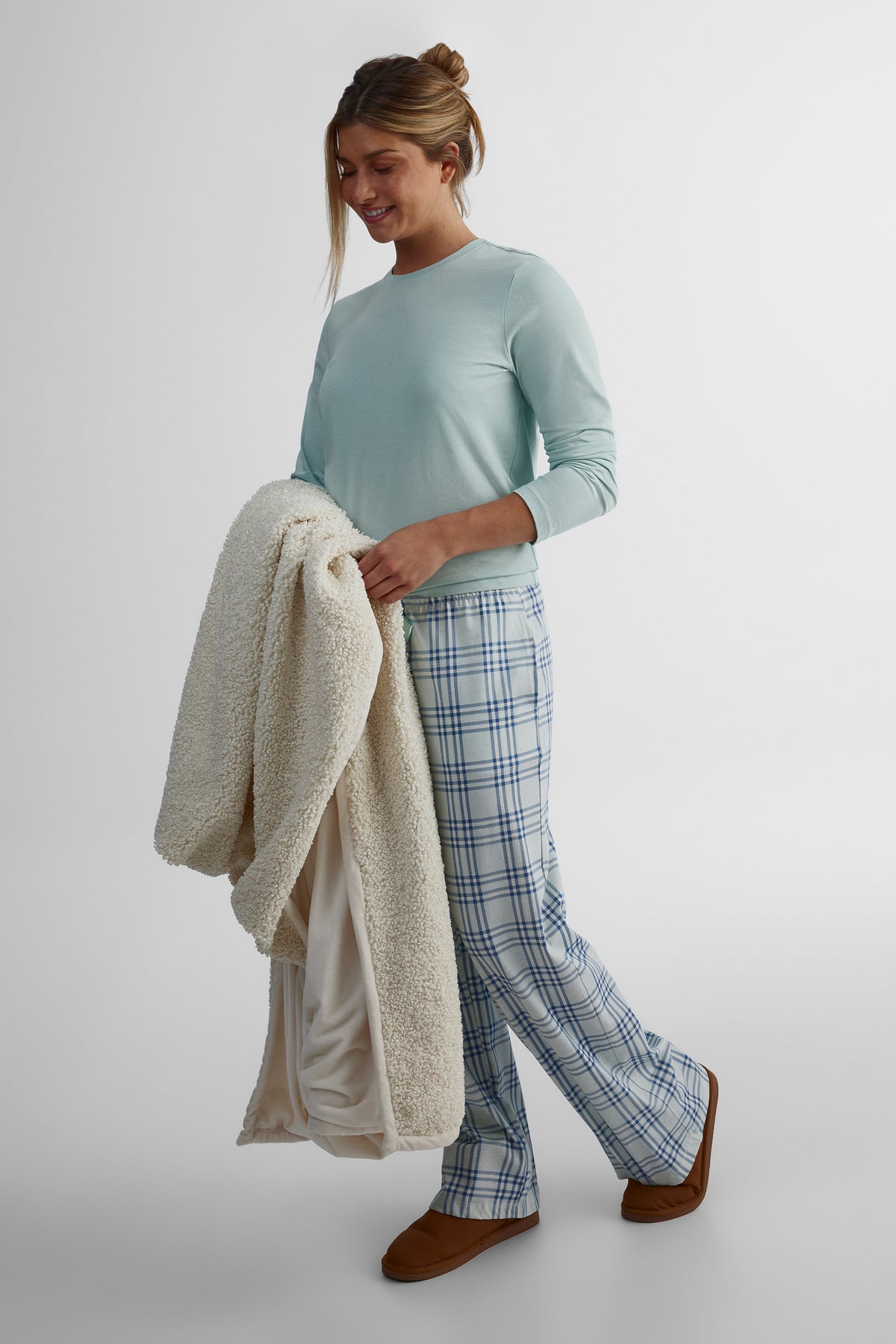 Pantalon imprimé - Femme && VERT/MULTI
