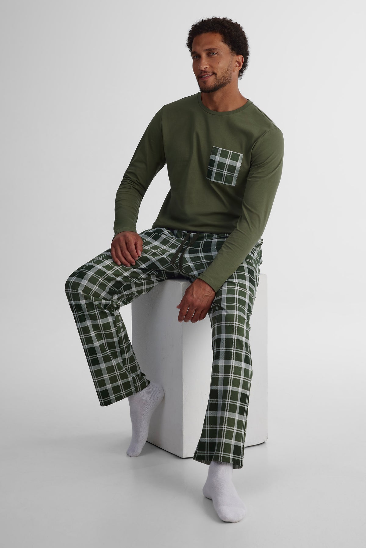 Ensemble imprimé - Homme && KAKI