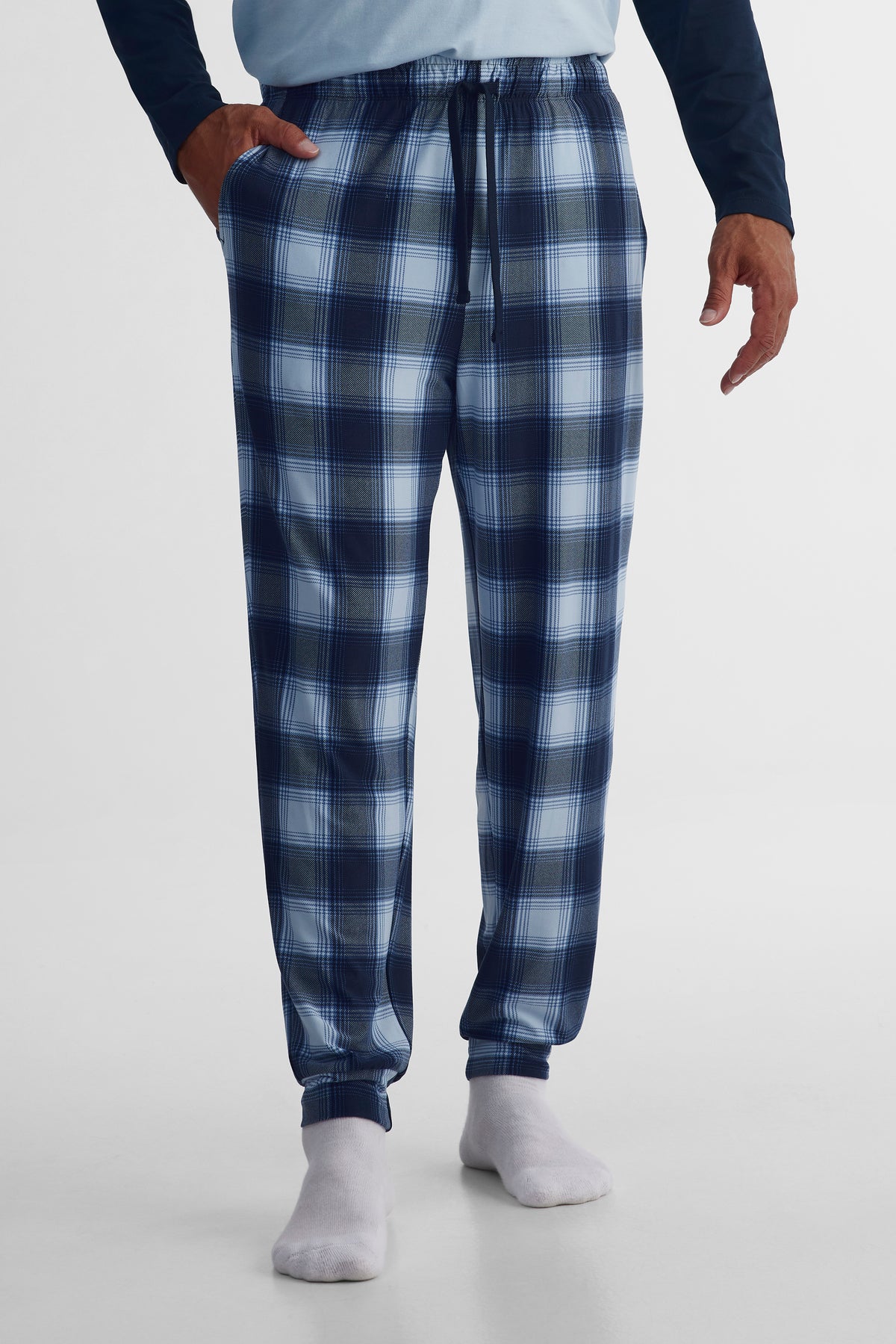 Pantalon extensible 2/40$ - Homme && BLEU MULTI