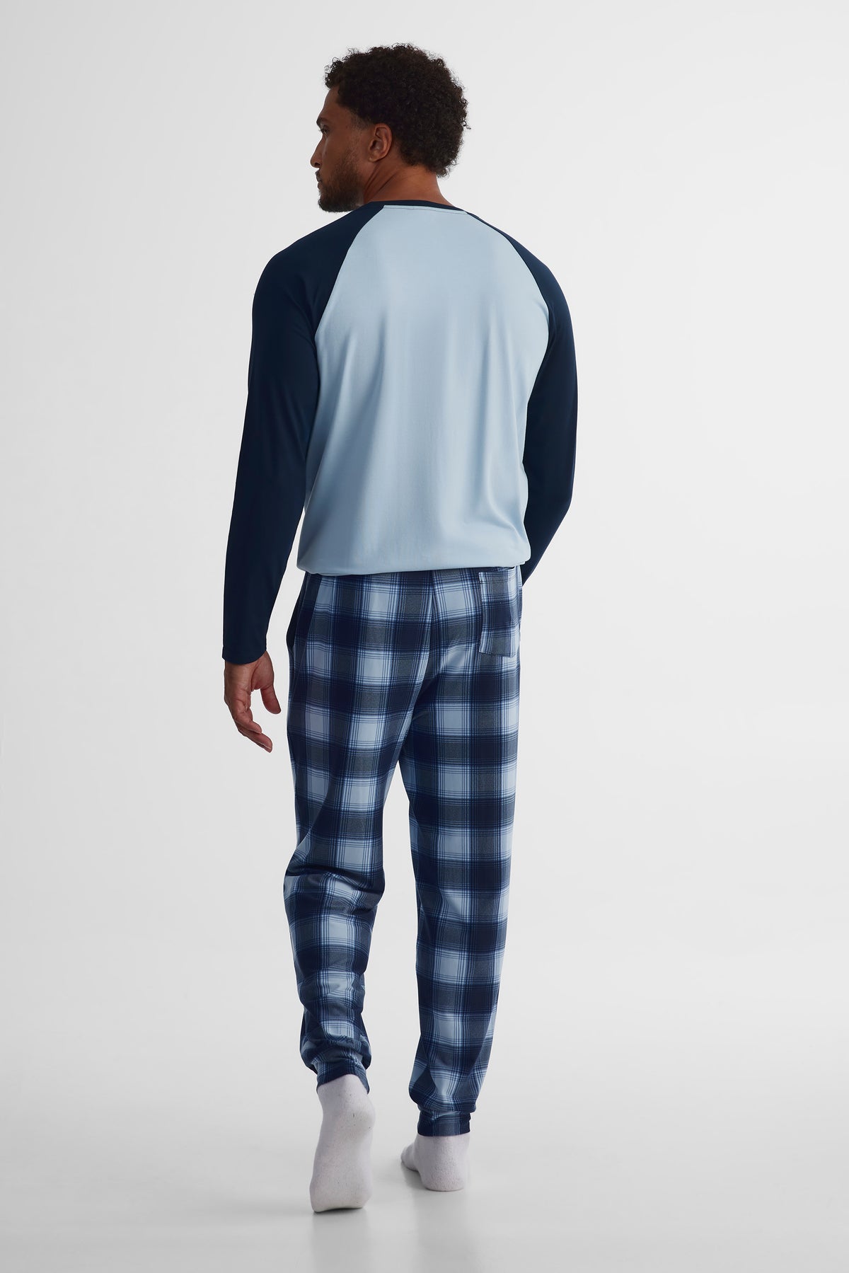 Pantalon extensible 2/40$ - Homme && BLEU MULTI