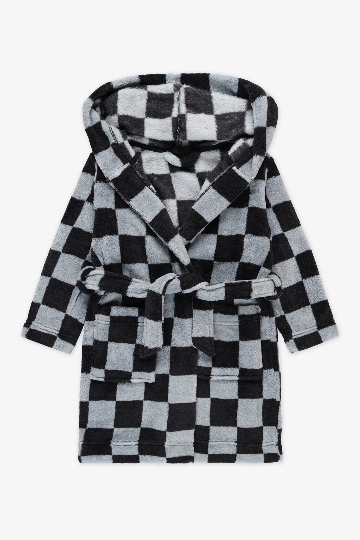 Robe de chambre à capuchon - Enfant garçon && GRIS MULTI