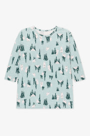 Chemise de nuit imprimée - Enfant fille && AQUA/MULTI