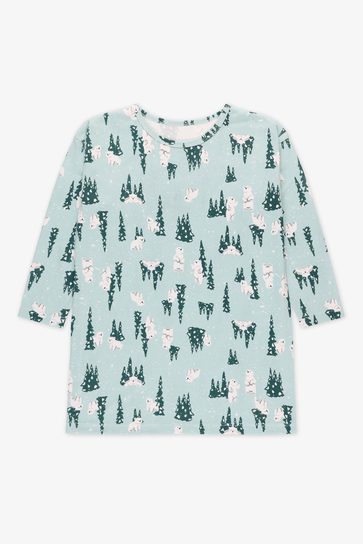 Chemise de nuit imprimée - Enfant fille && AQUA/MULTI