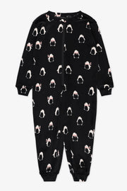 Pyjama une-pièce extensible - Enfant fille && NOIR/MULTI