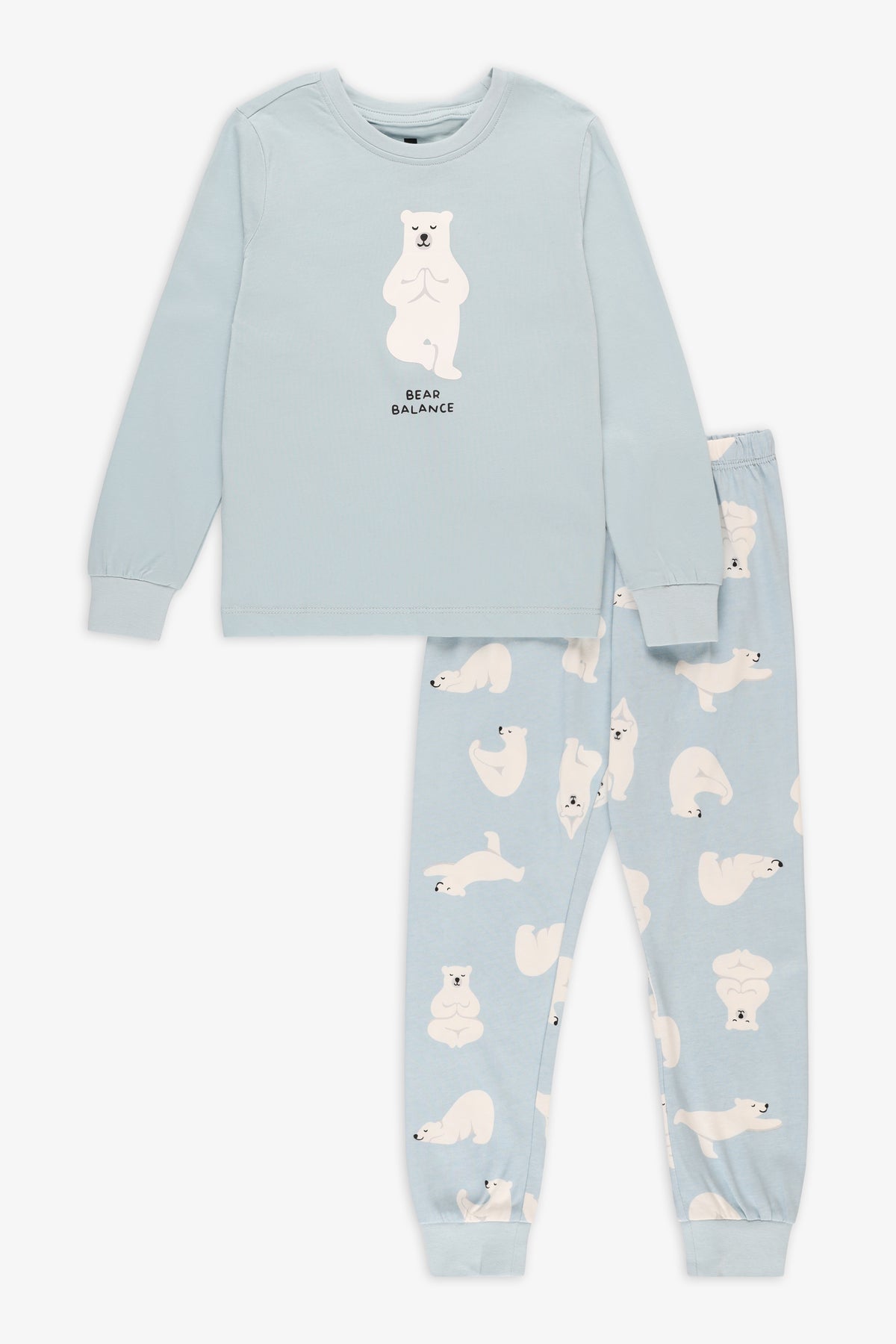 Ensemble à manches longues 2/35$ - Enfant fille && BLEU