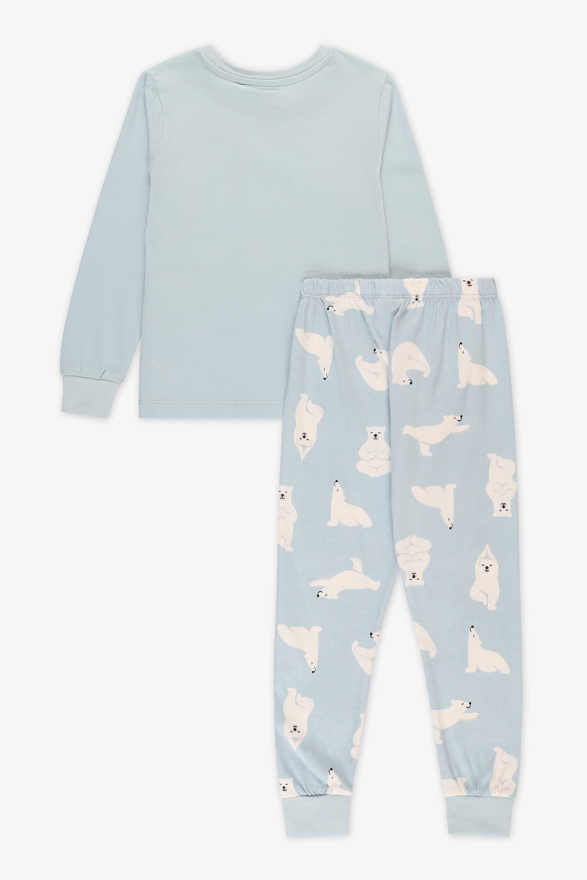 Ensemble à manches longues 2/35$ - Enfant fille && BLEU