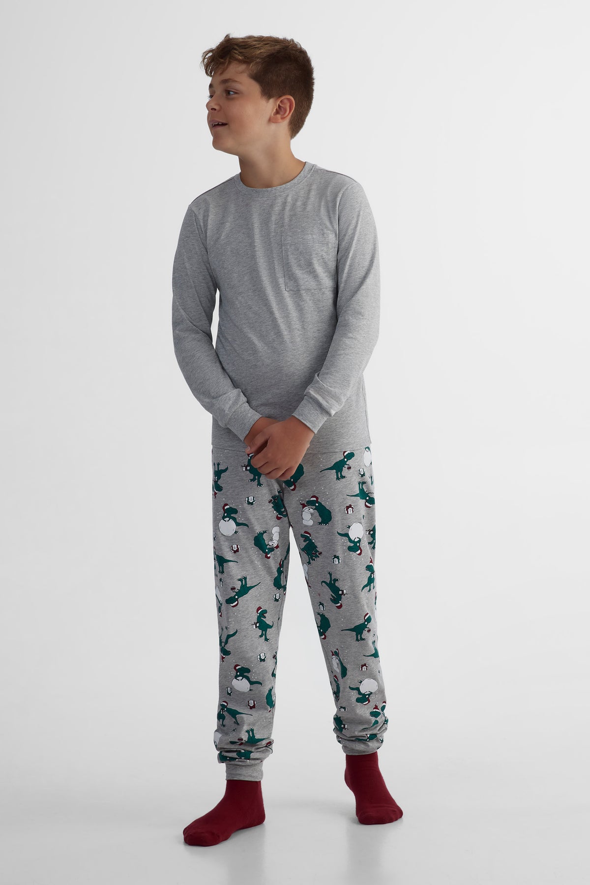 Ensemble imprimé 2/40$ - Ado garçon && GRIS MIXTE