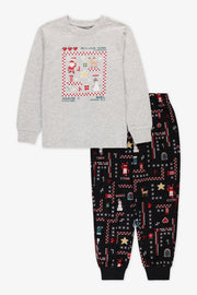 Ensemble côtelé - Enfant garçon && GRIS MIXTE