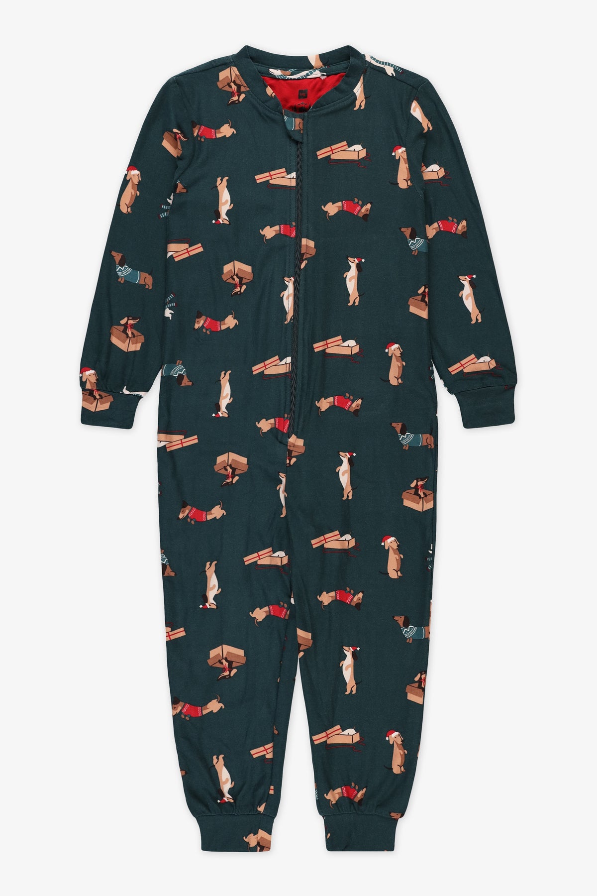 Pyjama une-pièce extensible - Enfant garçon && VERT/MULTI
