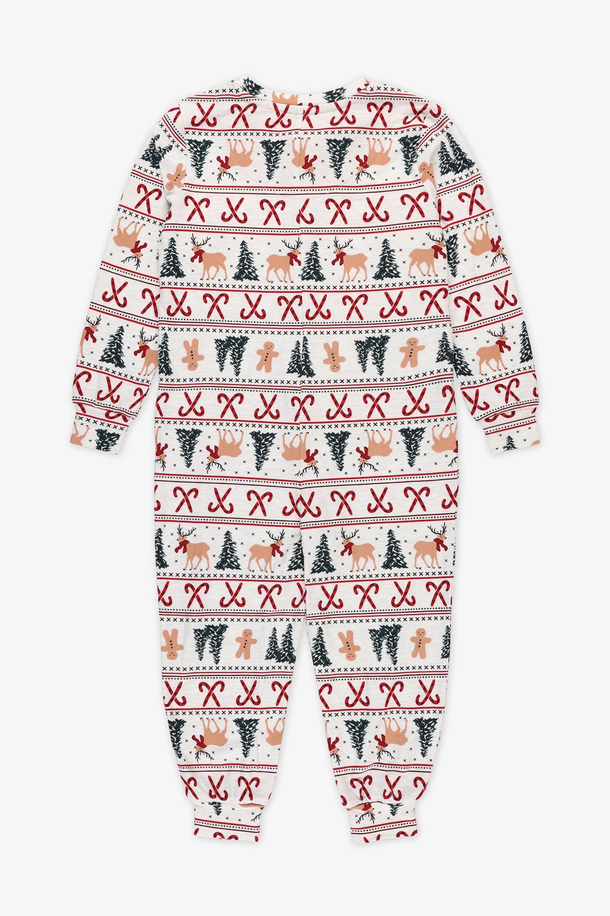 Pyjama une-pièce imprimé - Enfant fille && GRIS MIXTE