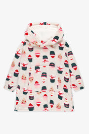Robe de chambre à capuchon - Enfant fille && BLANC CASSÉ/MULTI