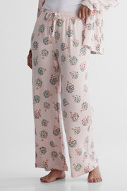 Pantalon extensible - Femme && ROSE MULTI