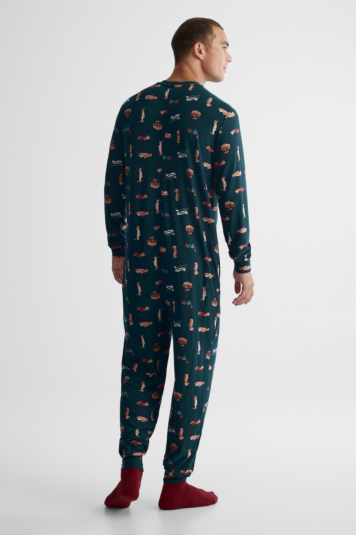 Pyjama une-pièce imprimé - Homme && SARCELLE/MULTI