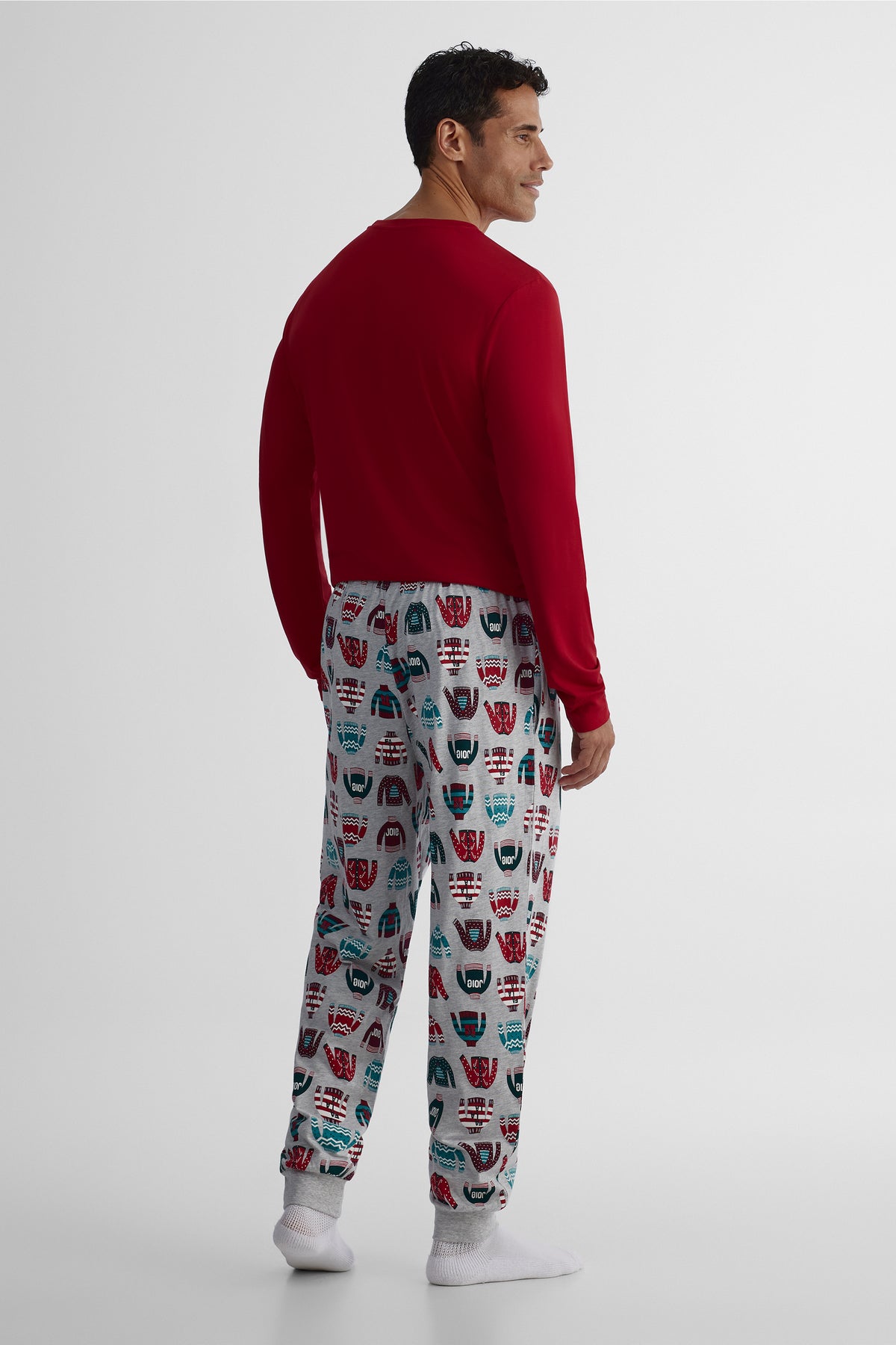 Pantalon côtelé - Homme && GRIS MULTI