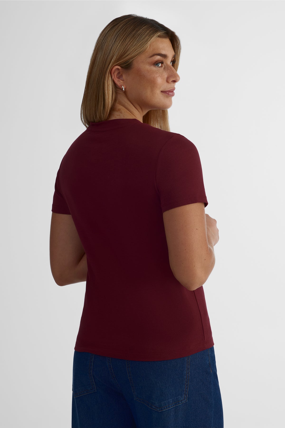 T-shirt imprimé 2/30$ - Femme && BOURGOGNE