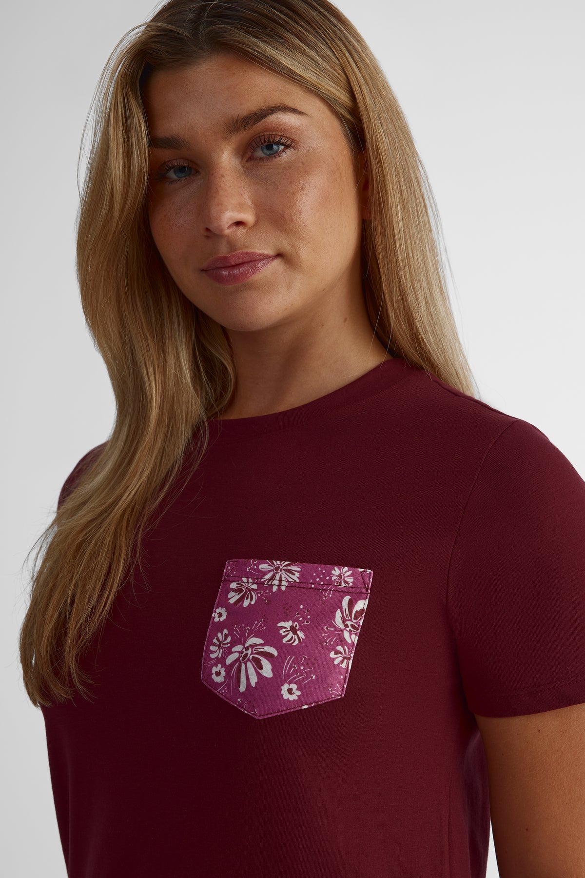 T-shirt imprimé 2/30$ - Femme && BOURGOGNE
