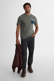 T-shirt imprimé 2/30$ - Homme && GRIS