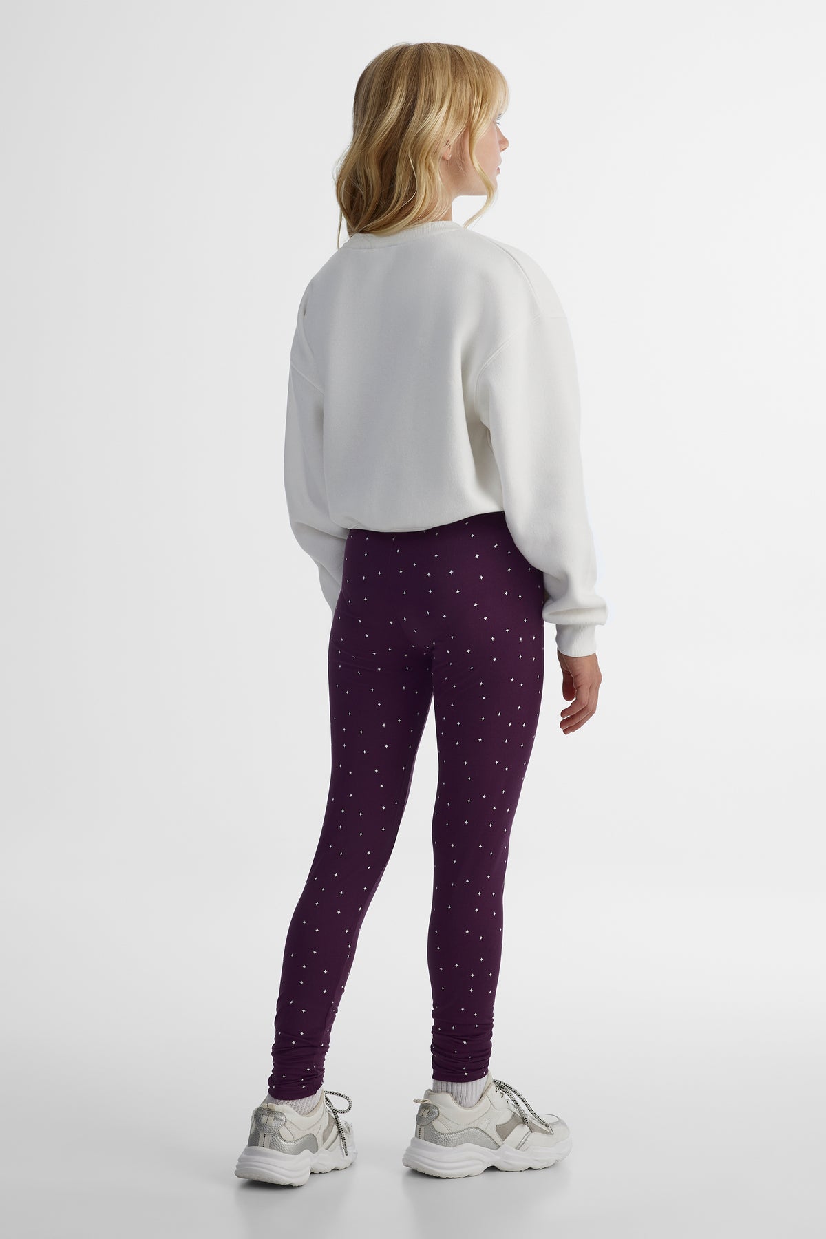 Legging extensible 2/25$ - Ado fille && ROUGE VIN
