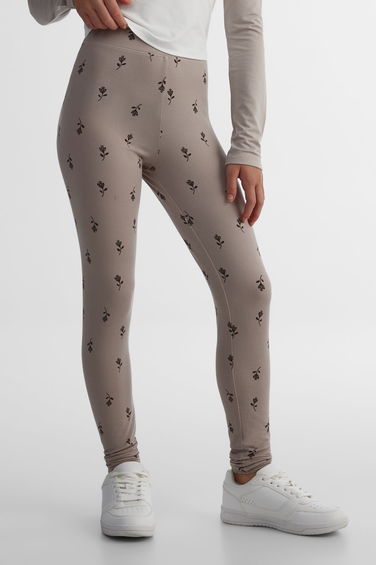 Legging extensible 2/25$ - Ado fille && TAUPE MULTI