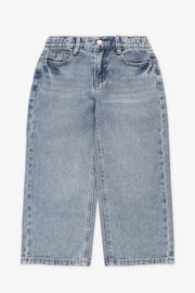 Jean en jean - Enfant fille && DENIM MOYEN