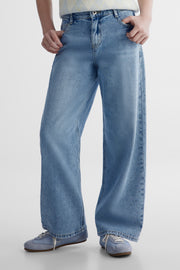 Jean en jean - Ado fille && DENIM MOYEN