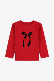 Chandail léger extensible - Bébé fille && ROUGE
