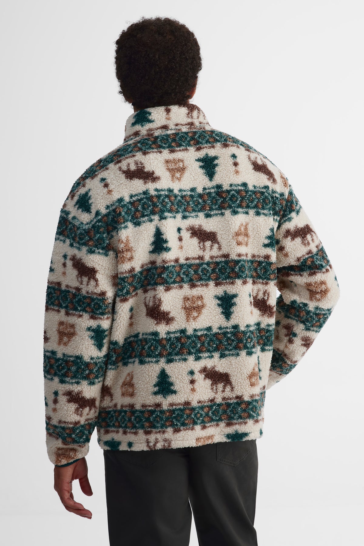 Chandail en tricot - Homme && VERT/MULTI