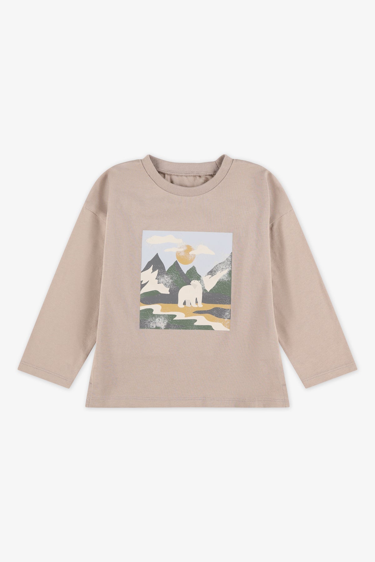 Chandail léger - Bébé garçon && TAUPE
