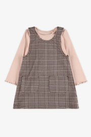 Ensemble côtelé - Bébé fille && ROSE PALE
