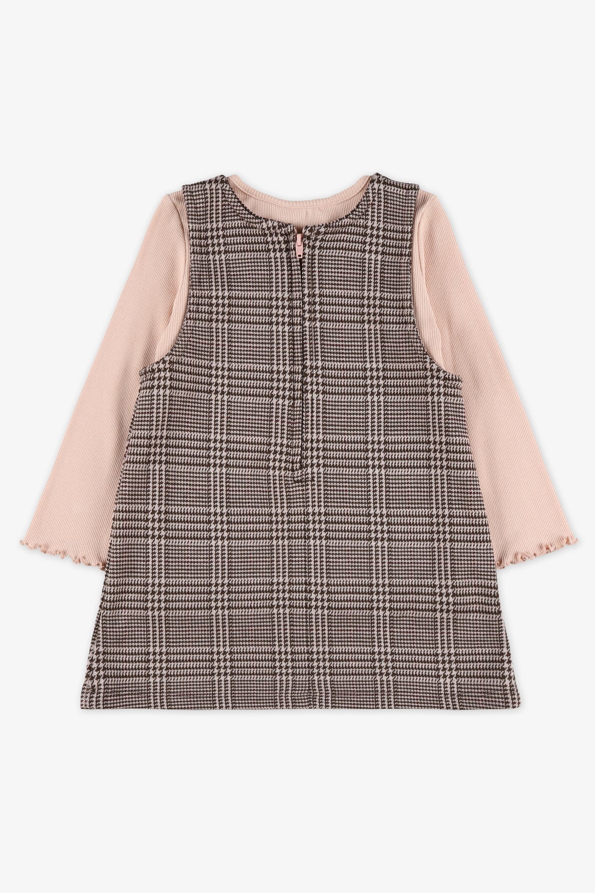 Ensemble côtelé - Bébé fille && ROSE PALE
