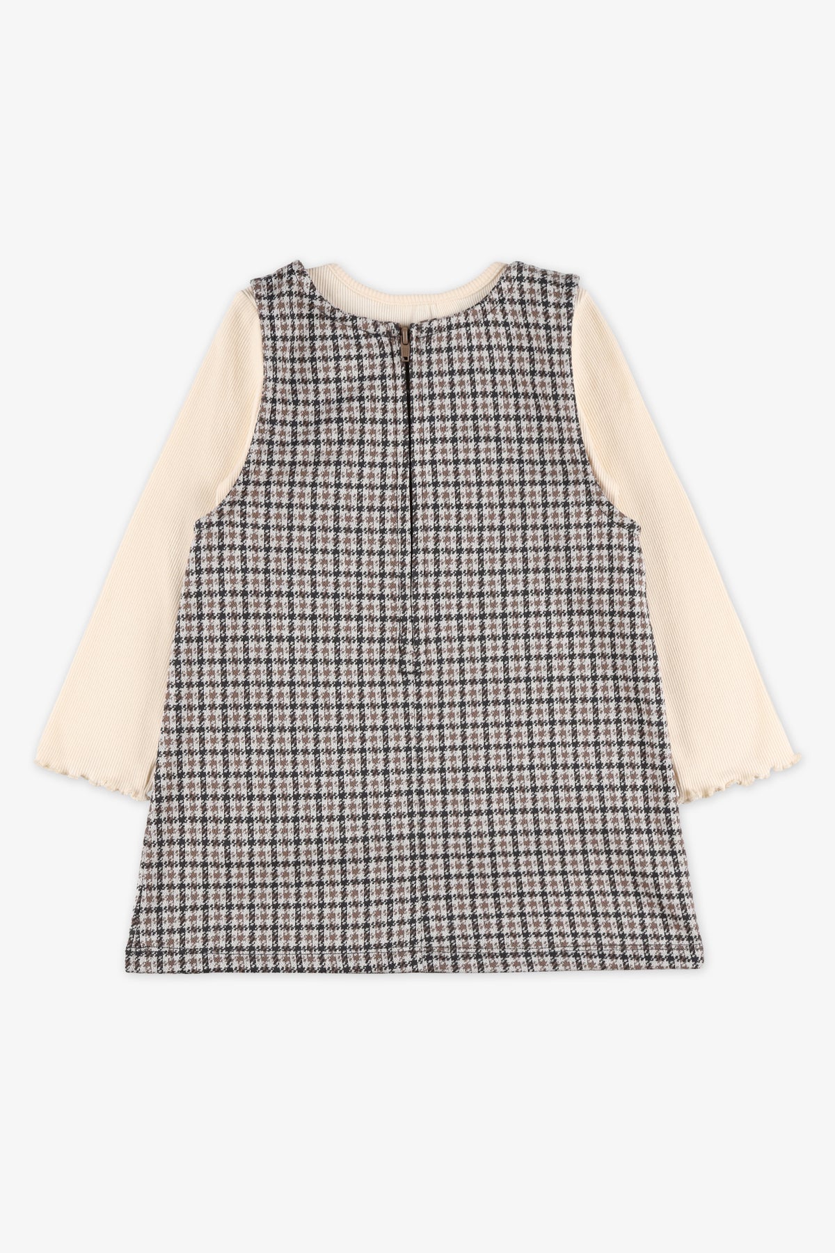 Ensemble côtelé - Bébé fille && BLANC CASSÉ