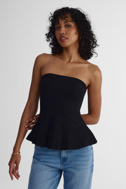 Haut tube extensible - Femme && NOIR