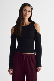 Chandail en tricot - Femme && NOIR