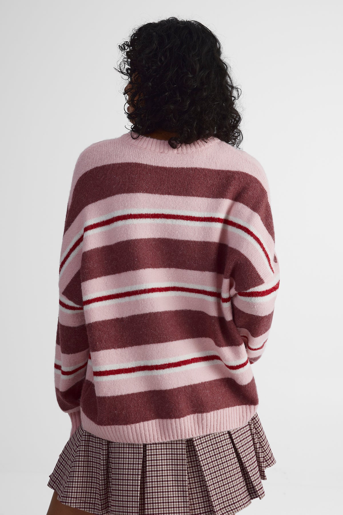 Chandail en tricot - Femme && ROSE MULTI