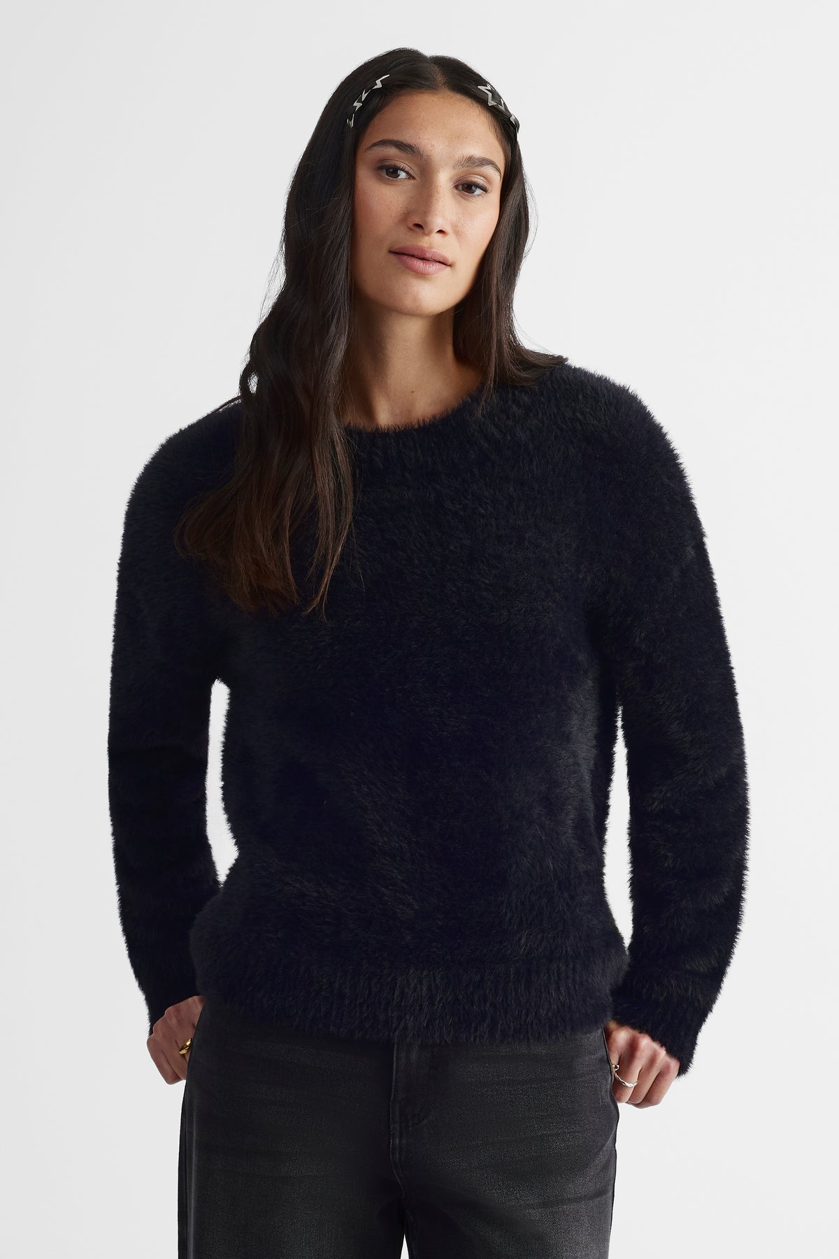 Chandail en tricot - Femme && NOIR