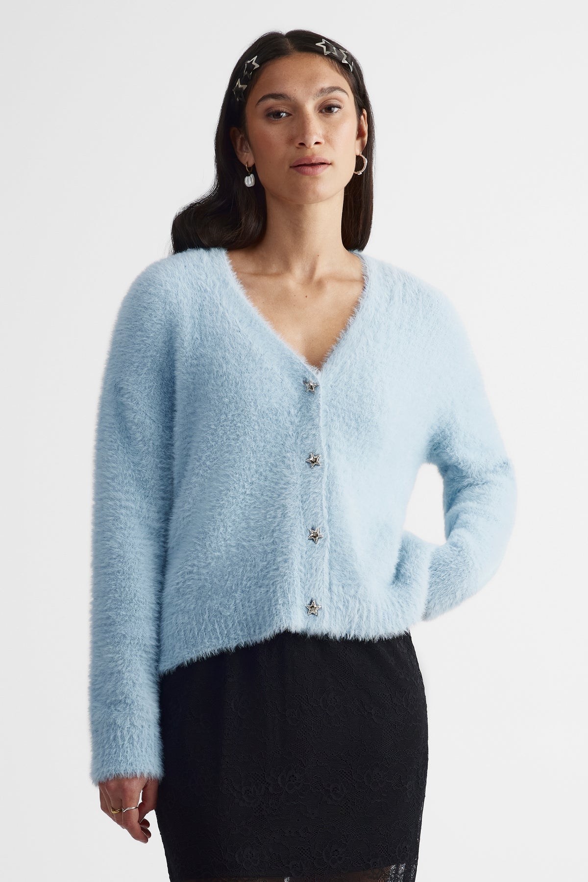Cardigan - Femme && BLEU