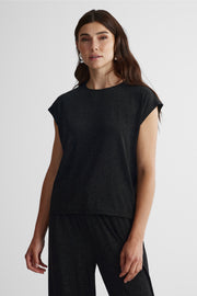 T-shirt extensible - Femme && NOIR
