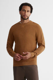 Chandail en tricot - Homme && BRUN