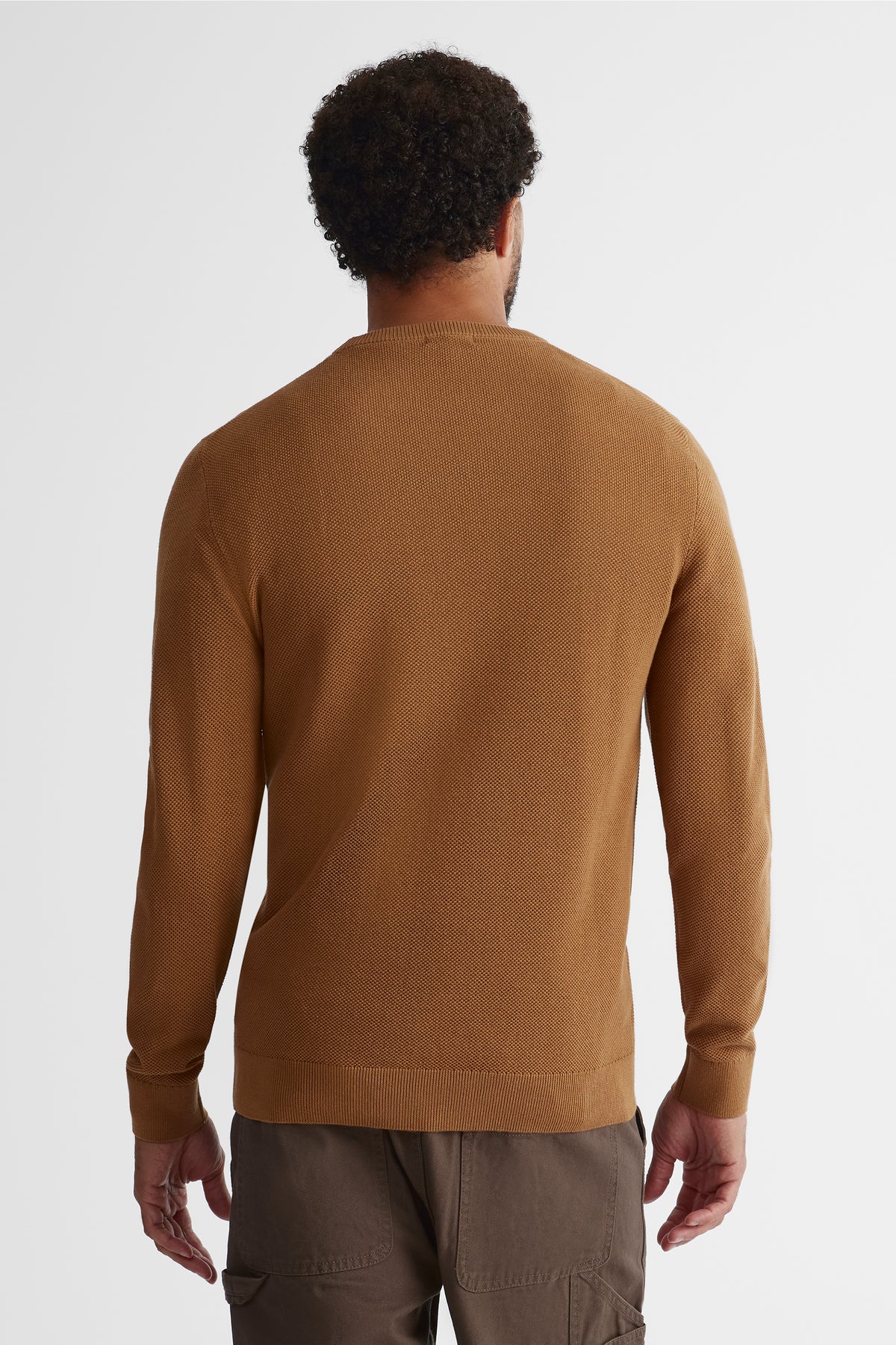 Chandail en tricot - Homme && BRUN