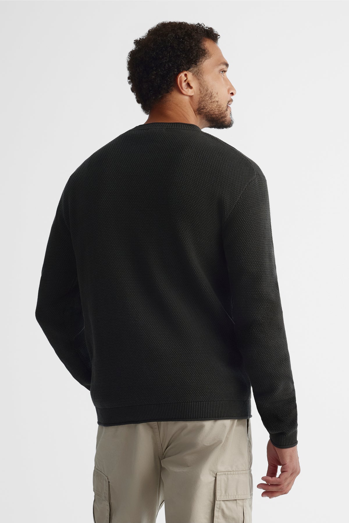 Chandail en tricot - Homme && CHARBON
