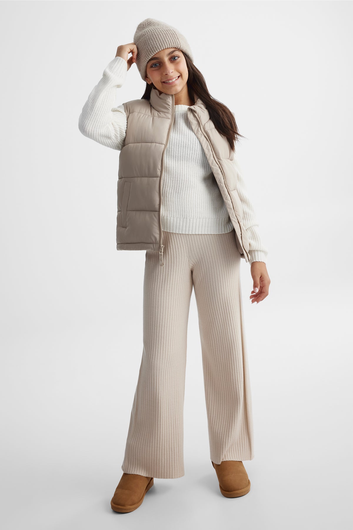 Pantalon - Ado fille && BEIGE