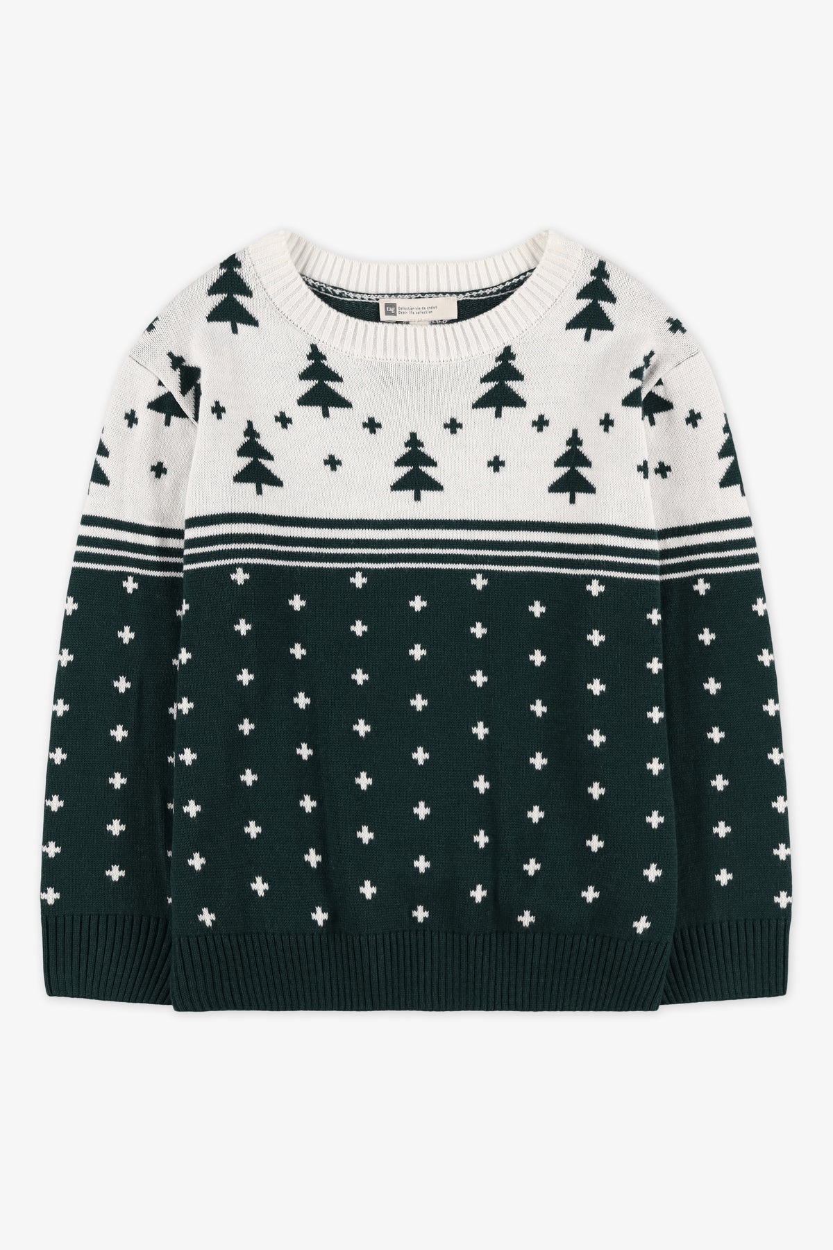 Chandail en tricot imprimé - Enfant garçon && SARCELLE/MULTI