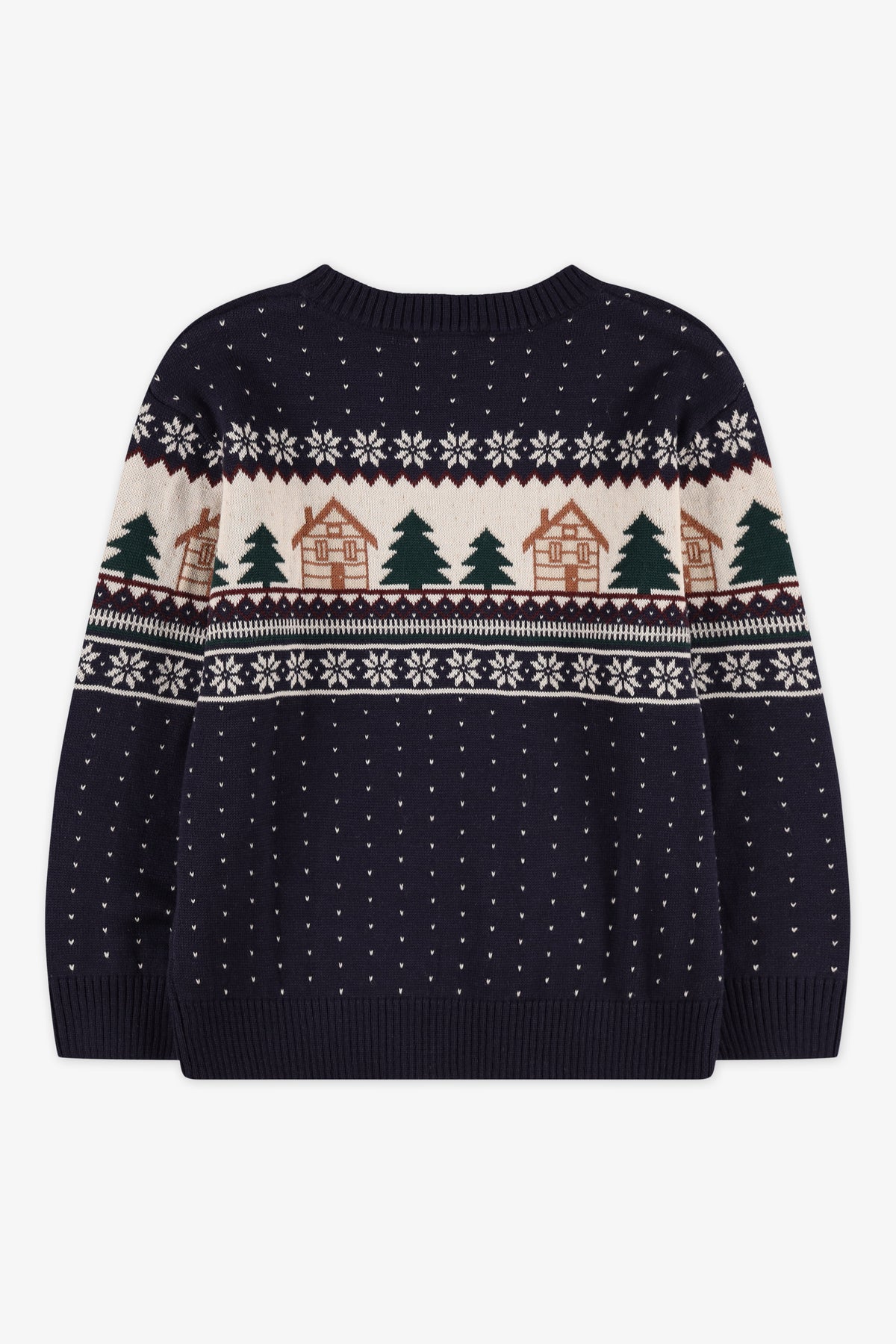 Chandail en tricot imprimé - Bébé garçon && BLEU MULTI