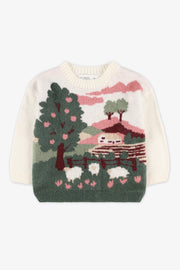 Chandail en tricot - Enfant fille && BEIGE