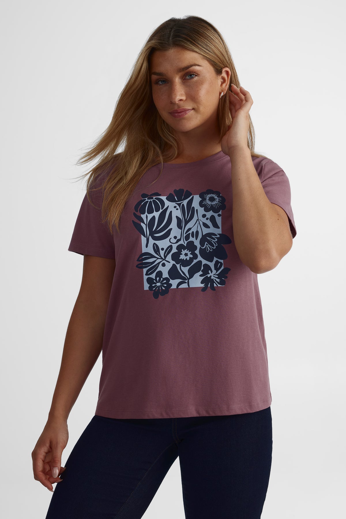 T-shirt 2/30$ - Femme && MAUVE