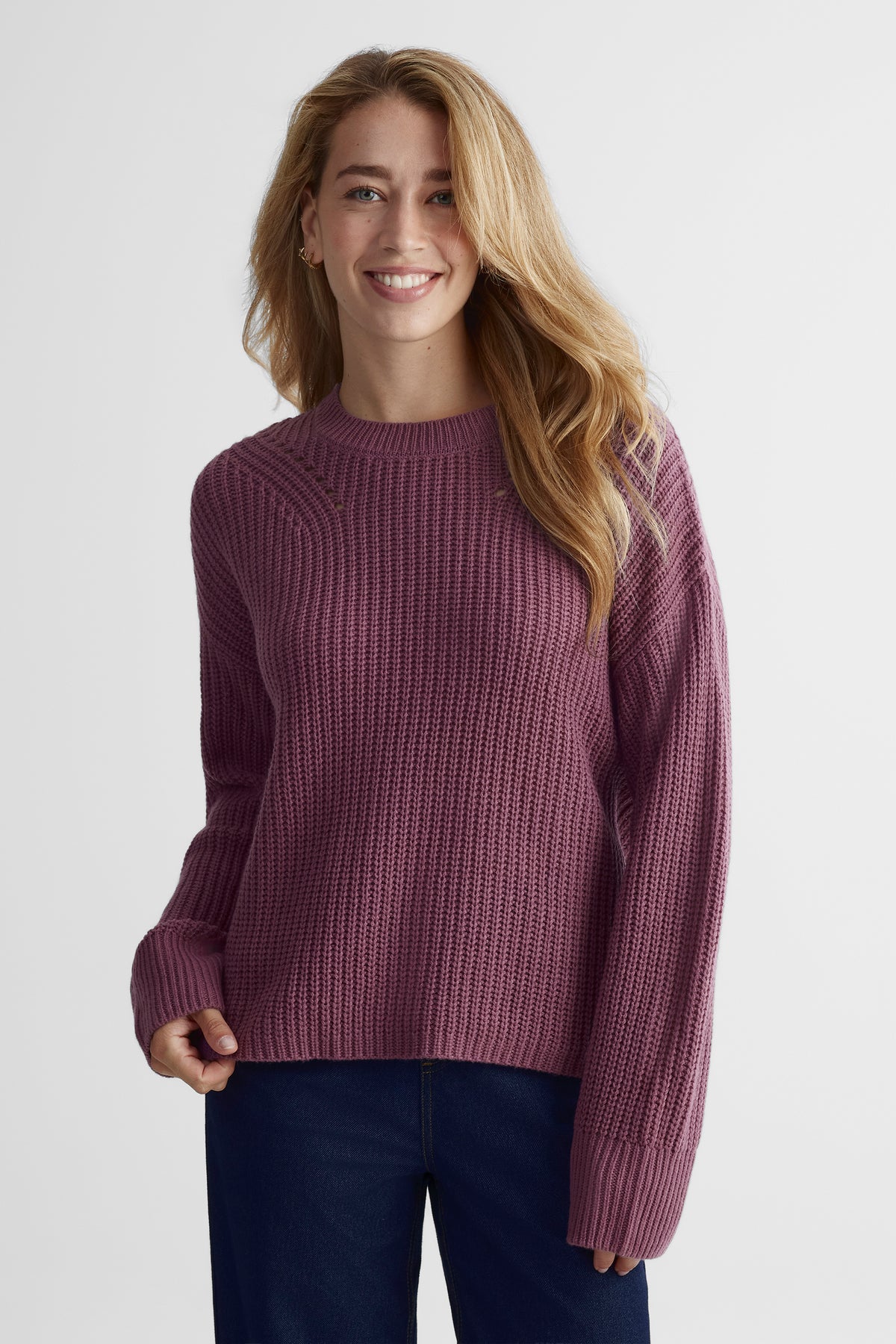 Chandail en tricot - Femme && MAUVE