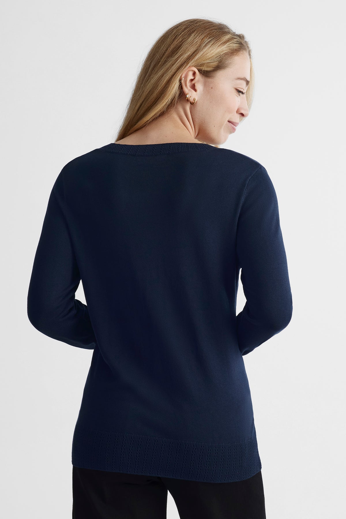 Chandail en tricot - Femme && MARIN