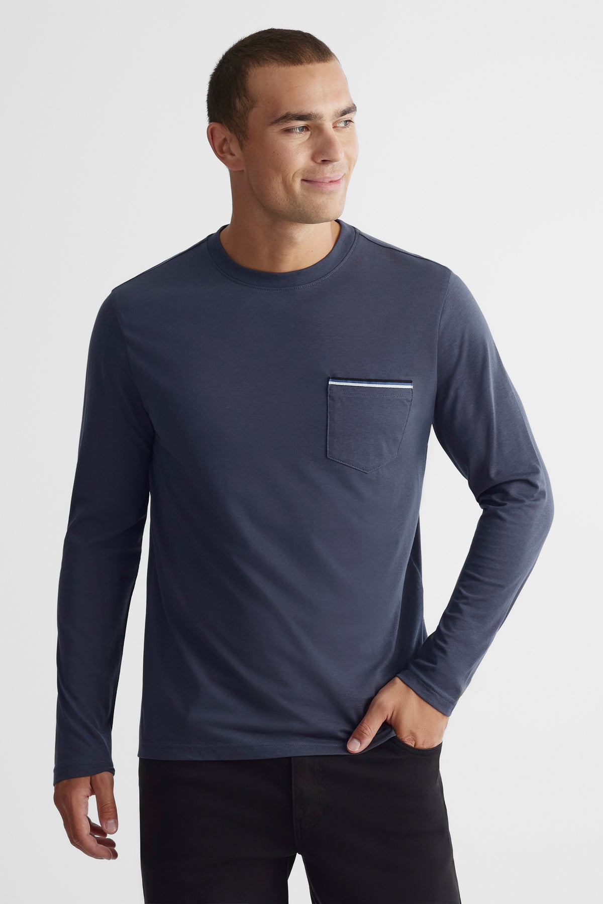 Chandail léger - Homme && BLEU