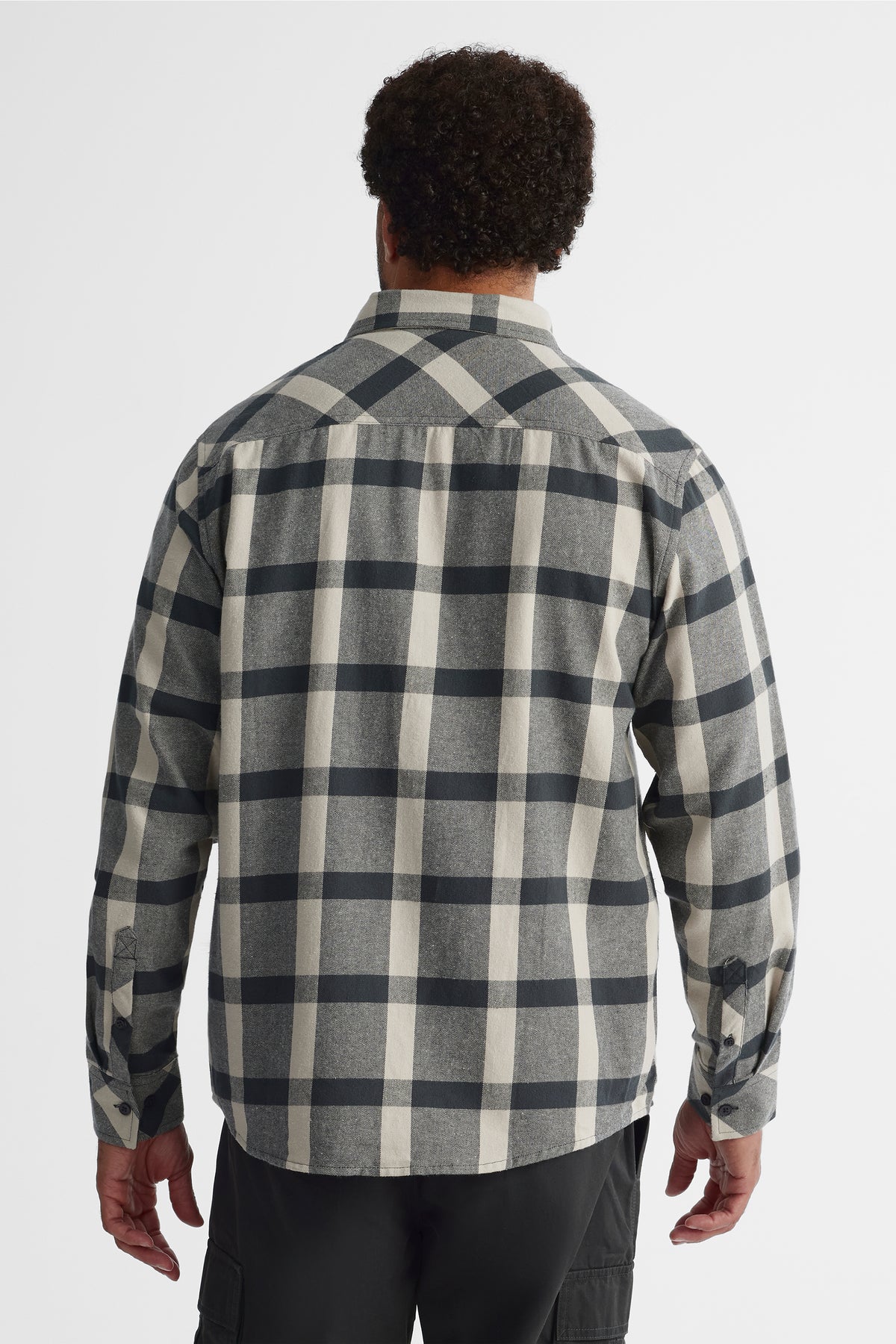 Chemise à manches longues - Homme && TAUPE MULTI